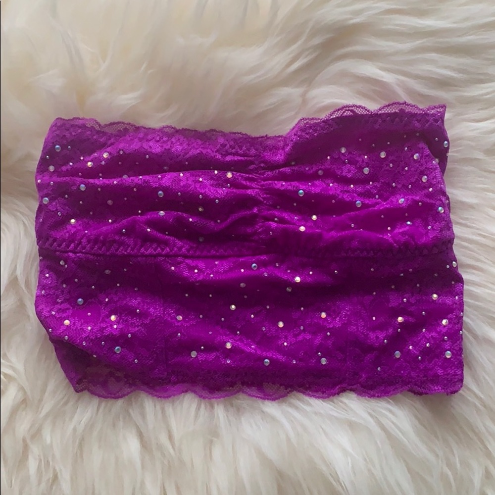 Purple sparkle bralette  Victoria Secret